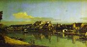 Bernardo Bellotto Pirna Seen from the Right Bank of the Elbe oil painting reproduction